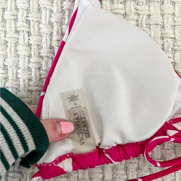 Victoria’s Secret Pink Polka Dot String Bikini Top - Picture 5 of 5